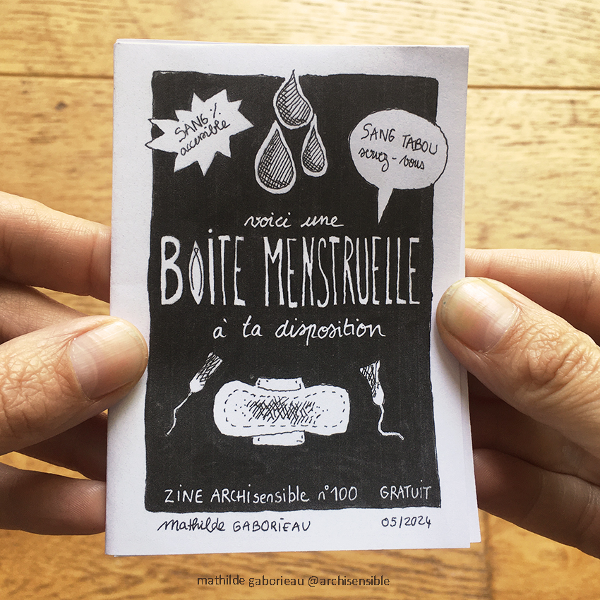 Fanzine « Boite menstruelle »